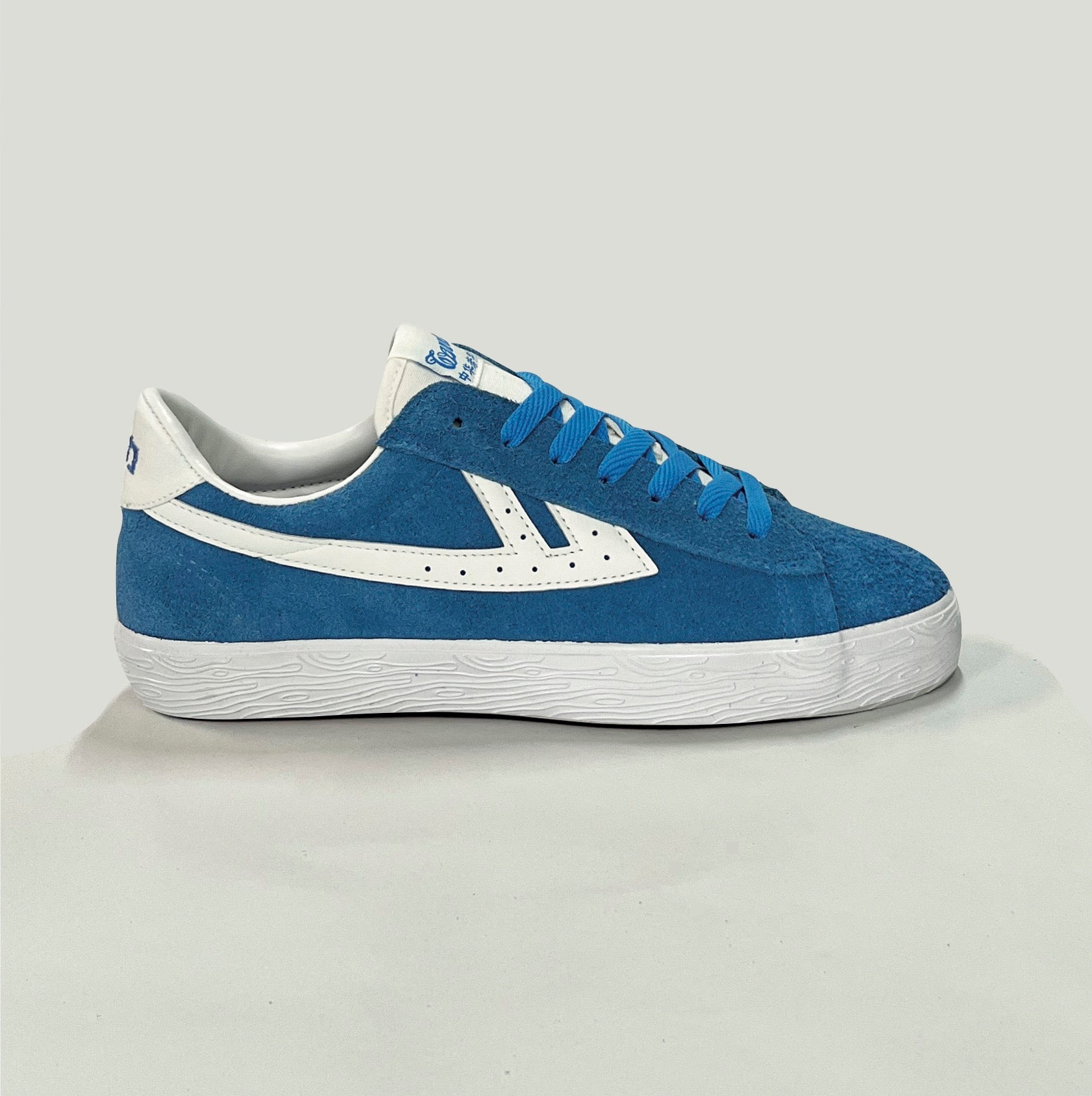 The Aurous Genuine Leather Blue Sneakers – TheAurous