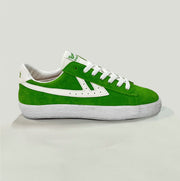 Green Dime Suede Canvas Sneakers